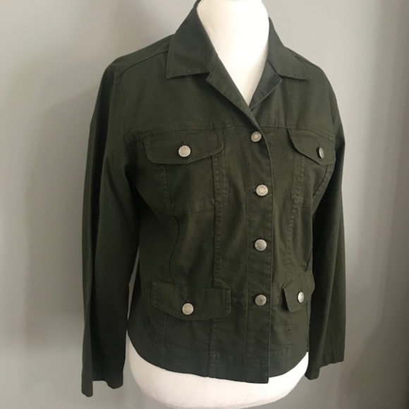 Chico's Jackets & Blazers - Chico's Safari Style Jacket Size 1